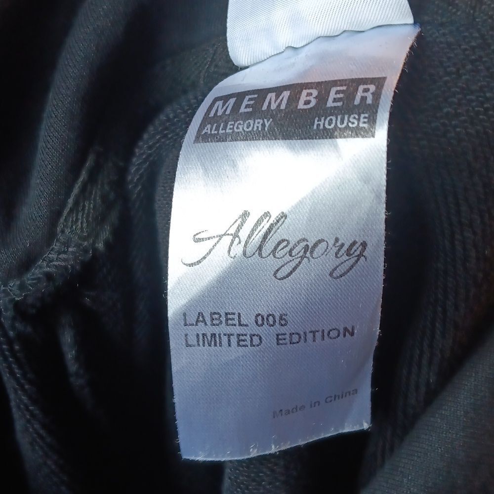 Allegory Hoodie Mens Black Liberation Graphic Hoodie Size L - Picture 11 of 16